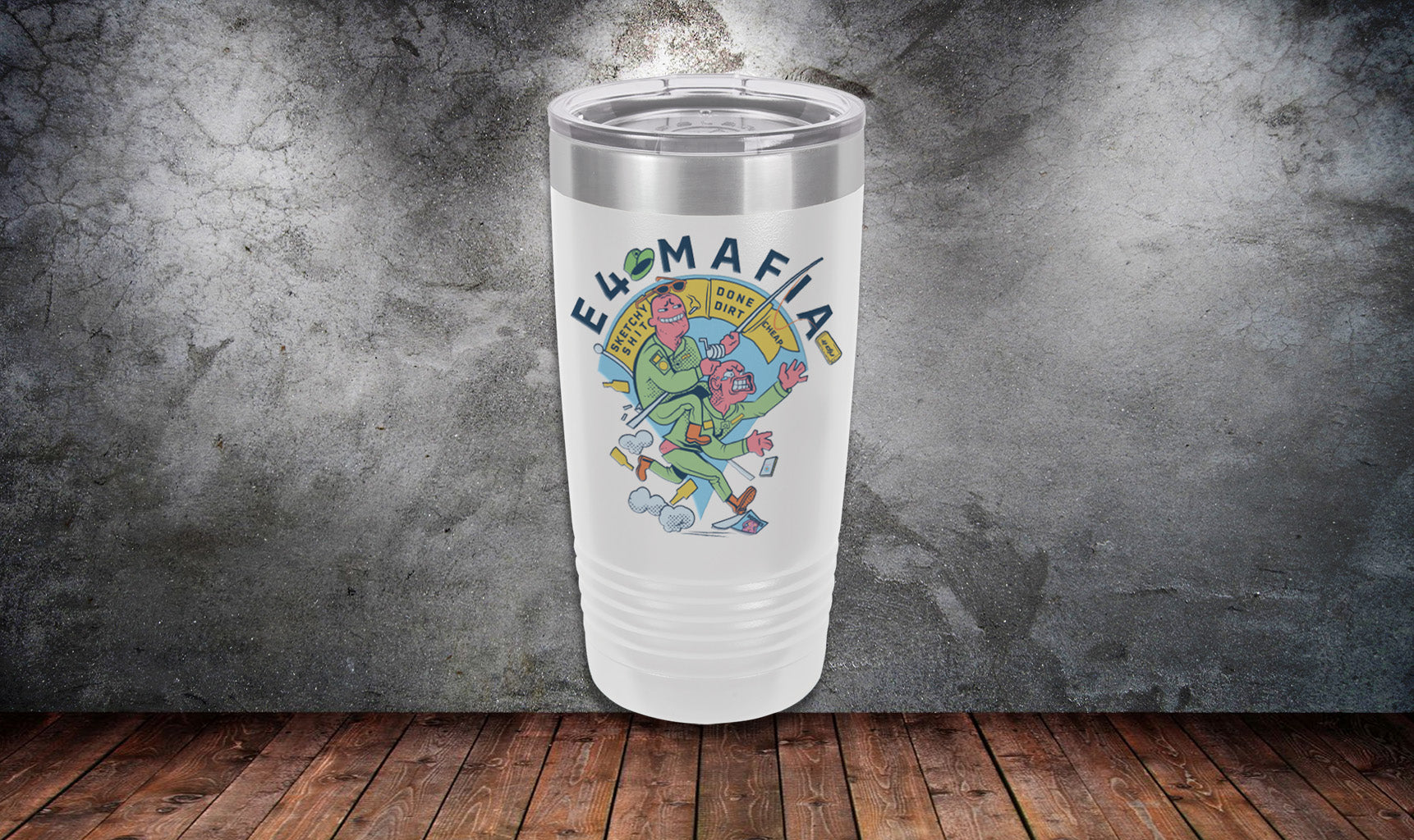 E4 Mafia Tumbler – AngryCops