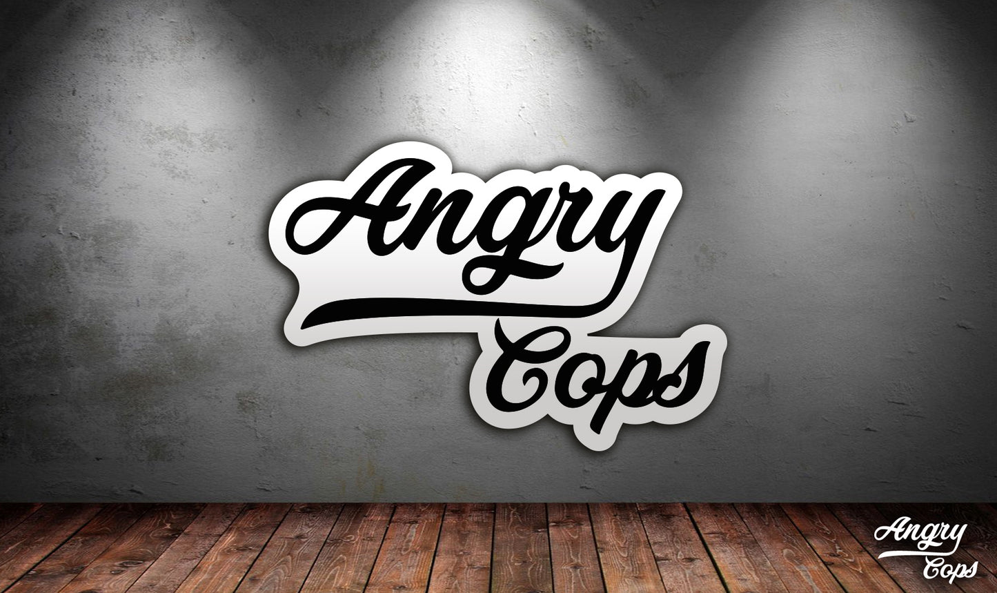 Angry Cops Sticker