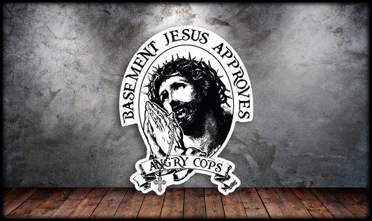 Basement Jesus Sticker