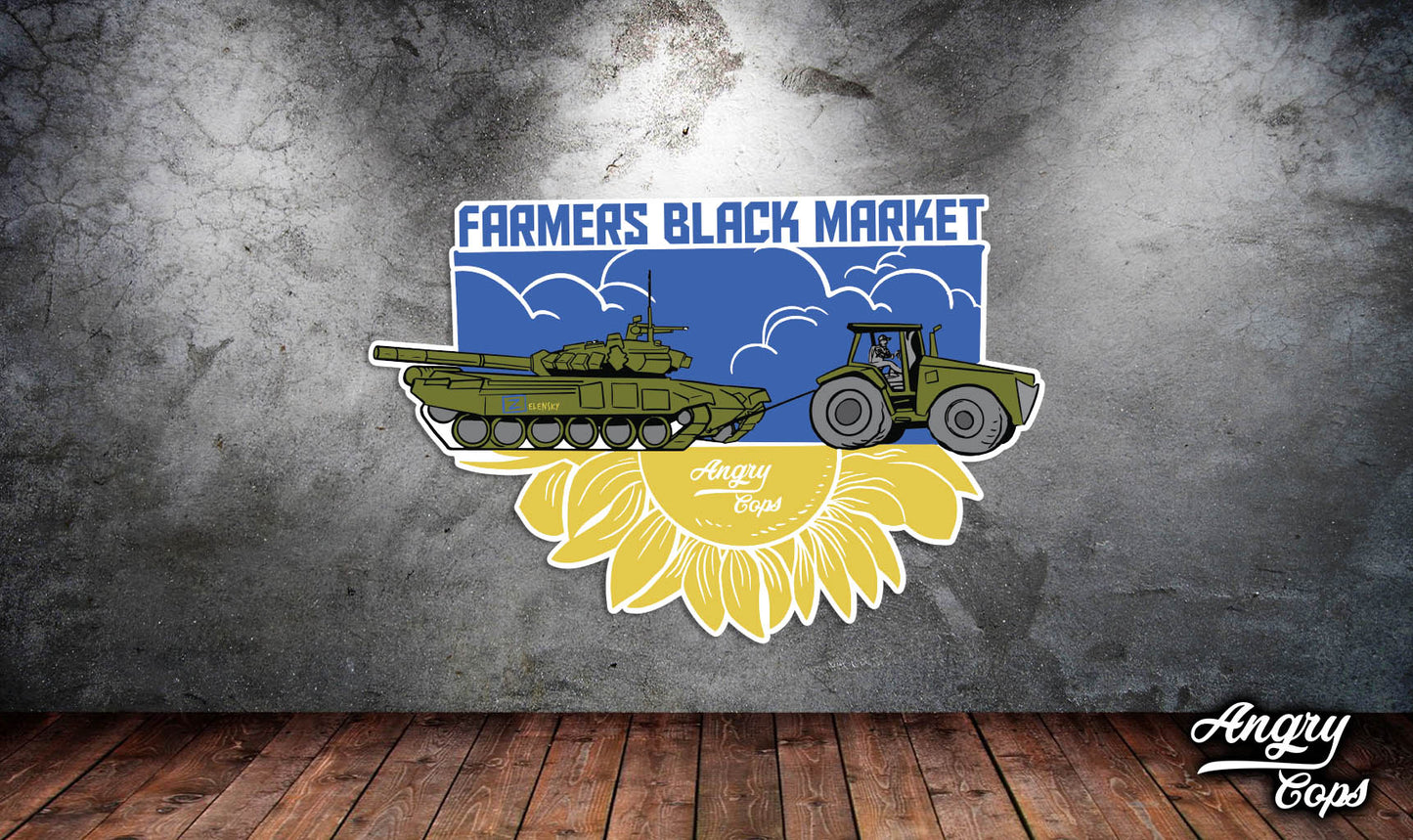 Black Farmers Market Sticker