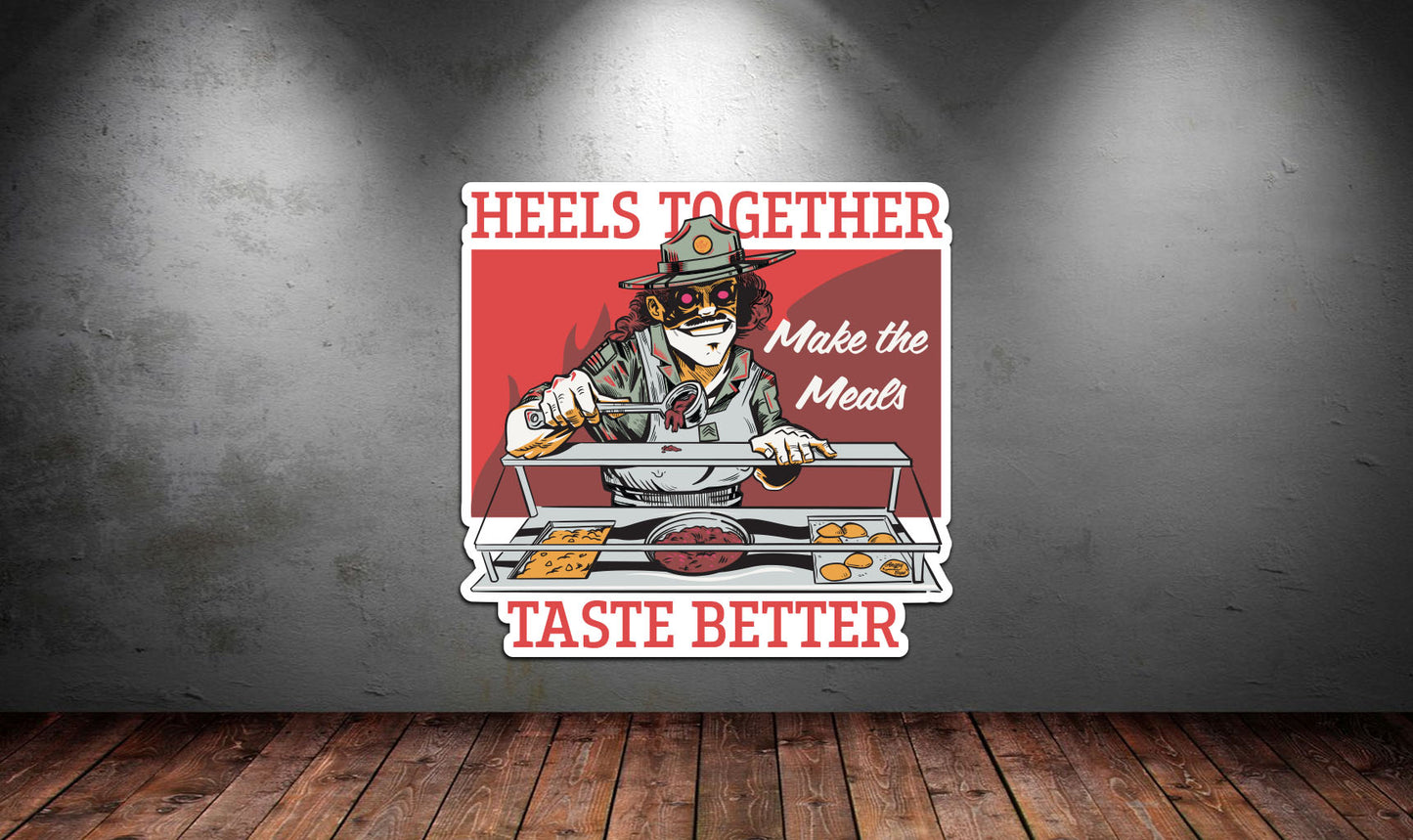 Heels Together Sticker