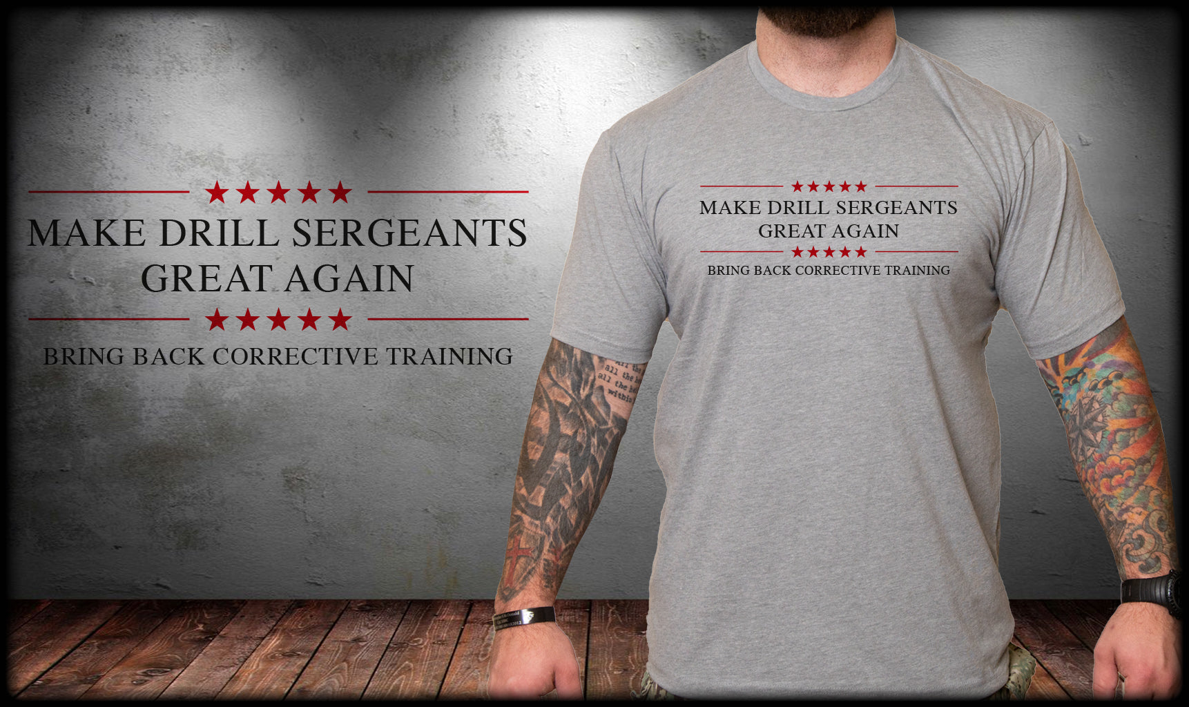 Make Drill Sergeants Great Again AngryCops   MDSGAGrey 