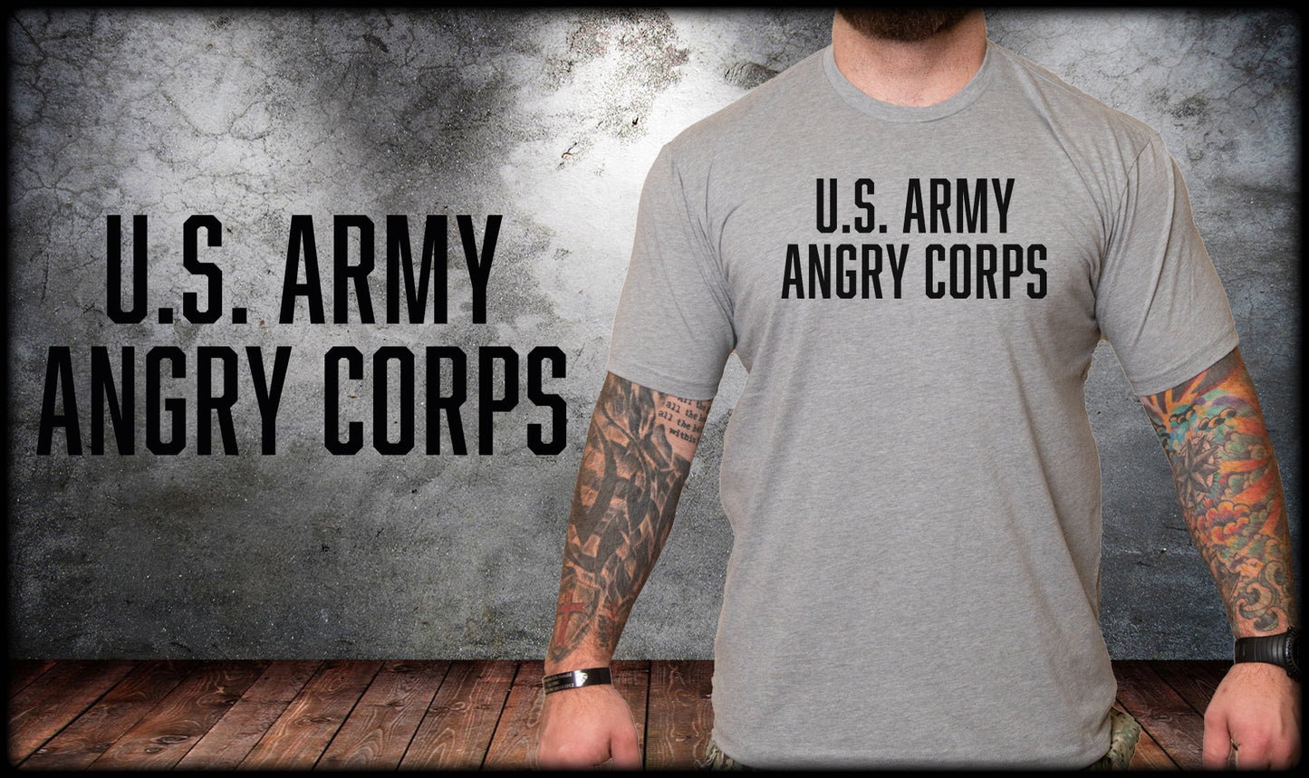 US Army Angry Corps PT Shirt
