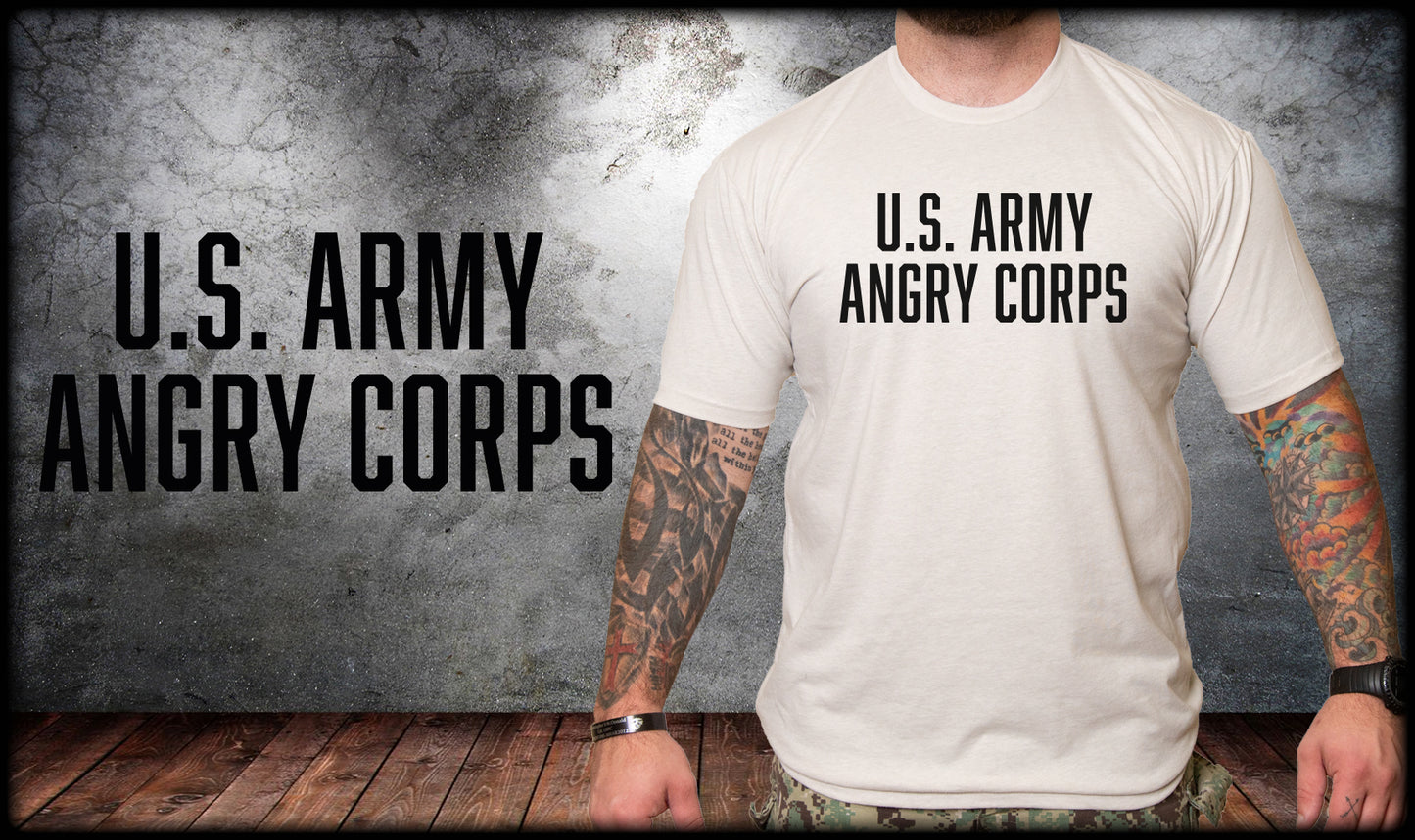 US Army Angry Corps PT Shirt